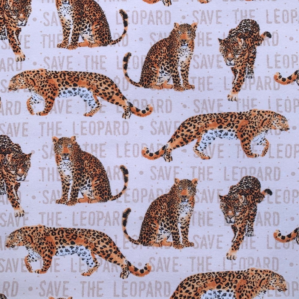 Handmade face mask (Leopard)